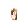 Robe décolletée et string assorti Blanc Heart rob